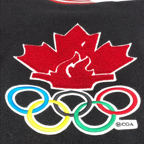 Vintage Roots 1998 Nagano Winter Olympics Team Canada Varsity Jacket – XL – Mint - Picture 15 of 16